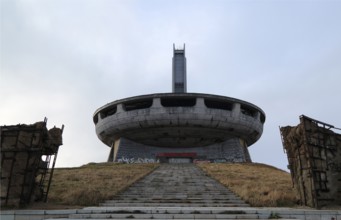 Buzludzha monument former communist party headquarters, Bulgaria, eastern Europe, Europe