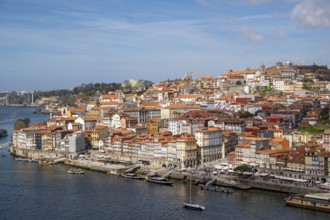 View of the vibrant Ribeira district and Douro River, Porto, Portugal, Europe