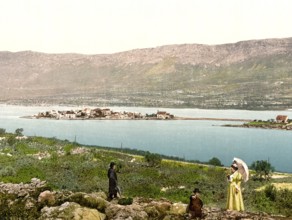 Little Venice of Salona, Dalmatia, today Croatia, c. 1890, Historic, digitally restored