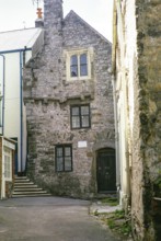 Tudor Merchant's House, Tenby, Pembrokeshire, Wales, UK Mai 1970