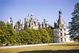 Chambord Castle, Château de Chambord in Chambord, Centre Val de Loire, Loire Valley, FranceFrance