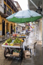 Street vendor of fruits, Cartagena, Colombia, South America