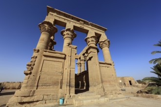 Temple of Isis, Temple of Isis of Philae on the island of Agilkia, Temple of Isis, Kiosk of Trajan,