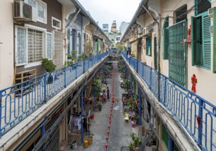 Hao Si Phuong Alley, Saigon Chinatown, Cho Lon, Ho Chi Minh City, Vietnam, Asia