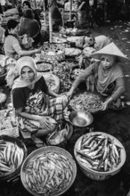 Traditional authentic food market, seller, woman, fruit, vegetable, fresh, fish, food, nutrition,