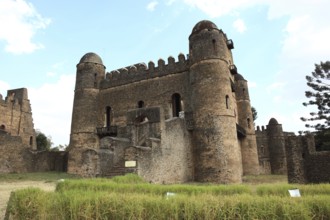 Amhara region, in the Gemp palace complex in Gondar, Gonder, imperial palace, UNESCO, world,