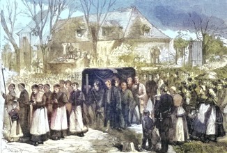 Burial, day of the funeral of Pierre-Antoine Berryer (4 January 1790) (29 November 1868), French