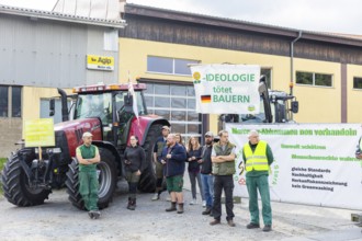 Federal Minister of Food and Agriculture, Cem Özdemir, visits Großdrebnitzer Agrarbetriebsges. mbH