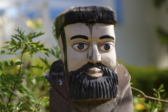 San Francisco bust at the source of San Francisco River, Serra da Canastra, Minas Gerais state,