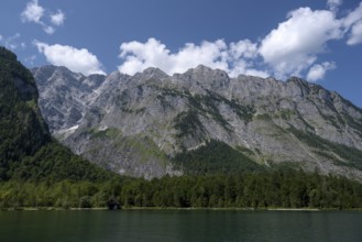 Königssee, Schönau, Königssee, Berchtesgaden National Park, Berchtesgadener Land, Bavaria, Germany,