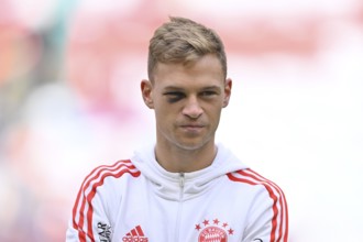 Joshua Kimmich FC Bayern Munich FCB (06) black eye, violets, Allianz Arena, Munich, Bavaria,