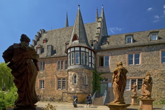 German House, the former residence of the Teutonic Order, now used by the university, Marburg an