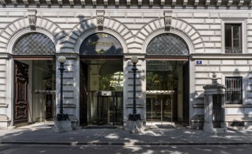 Entrance to the OPEC Fund on the Ringstrasse, Vienna, Austria, Europe