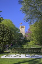 Castello Carrarese and Park, Este, Province of Padua, Italy, Europe