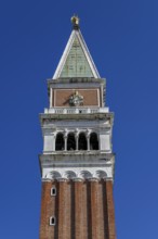 Campanile San Marco or Markusturm, San Marco district, Venice, Veneto region, Italy, Europe