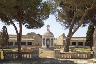 Chapel, Isla del Llatzeret, Menorca, Balearic Islands, Spain, Europe