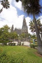 Parish Church of San Juan Bautista in Arucas, Las Palmas, Las Palmas Province, Gran Canaria, Canary