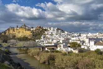 The white houses of Arcos de la Frontera, Andalusia, Spain, Europe