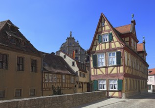 The Malerwinkelhaus, Marktbreit town, Litzingen district, Lower Franconia, Bavaria, Germany, Europe