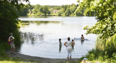 The Strelitz Lake District, part of the Mecklemburg Lake District, Germany, is an area of natural