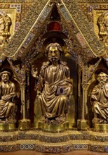 Detail of Elisabeth's shrine, where the bones of Elisabeth once lay, Elisabeth Church, Marburg an