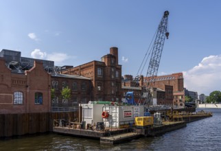 Industry at Berlin Westhafen, Berlin-Charlottenburg, Berlin, Germany, Europe