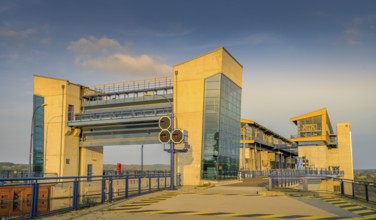 New Niederfinow North boat lift, Brandenburg, Germany, Europe