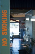 Smoking ban in a restaurant, law, rule, regulation, health, nicotine, addiction, air, fresh air