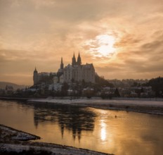 Meissen, Silhouette in Winter