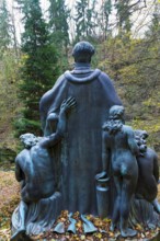 Richard Wagner monument in Liebethaler Grund