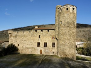 Saint Gervazy castle, Puy de Dome, Auvergne, France, Europe