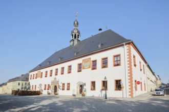 Town Hall, Marienberg, Ore Mountains, Saxony, Germany, Europe