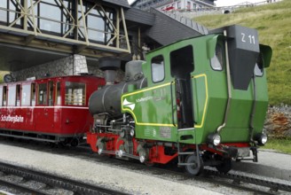 Schafbergbahn, rack railway, to the Schafberg, Sankt Wolfgang, Salzburg, Austria, Europe