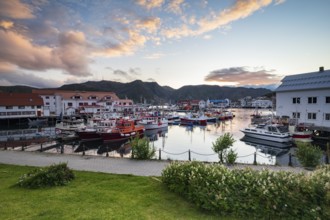 Port in Honningsvåg, Magerøya Island, Nordkapp, Troms og Finnmark, Norway, Europe