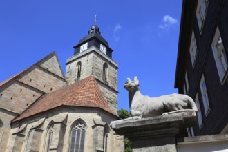 Holy Trinity Church, Eisfeld, Hildburghausen County, Thuringia, Bavaria, Germany, Europe