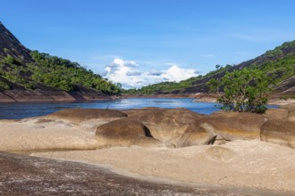 Huge granite hills, Cerros de Mavecure, Eastern Colombia