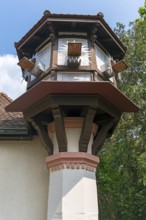 Dovecote in the municipal park of Lahr, Baden-Württemberg, Germany, Europe