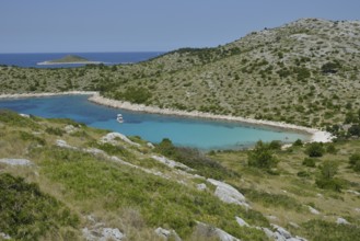 Bay of Lojena, Levrnaka Island, Kornati Islands, Adriatic Sea, Kornati Islands National Park,