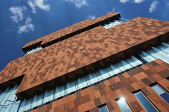 ANTWERP, BELGIUM, MAY 26, 2018: Museum aan de Stroom MAS is a museum located along the river