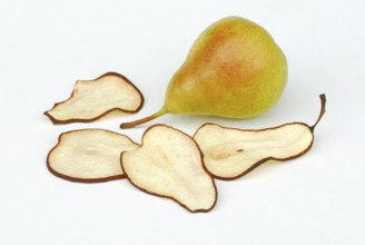 Pear 'Harrow Sweet', dried pear slices