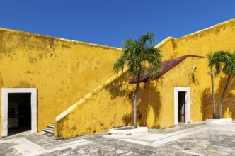 Spanish colonial military architecture, Fort San Jose el Alto, Campeche, State of Campeche, Mexico,