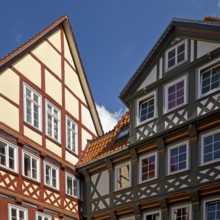 Half-timbered houses, German Half-timbered House Road, Hann. Münden or Hannoversch Münden, Lower