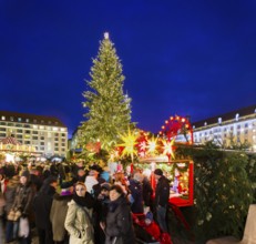 The Striezelmarkt, which has been held since 1434, is the oldest Christmas market in Germany and