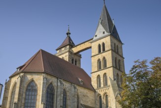 Church of St Dionys, Market Square, Old Town, Esslingen, Baden-Württemberg, Germany, Europe