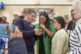 Dearborn, Michigan USA, 2 December 2023, Congresswoman Rashida Tlaib launches her re-election