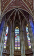 Interior photograph, ceiling vault in the Friedrichswerder Church, Berlin, Germany, Europe