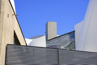 Roof section of the Ozeaneum of the German Oceanographic Museum, Hanseatic City of Stralsund,