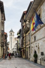 Alley, Ribadesella, Asturias, Asturias, Costa Verde, Northern Spain, Spain, Europe