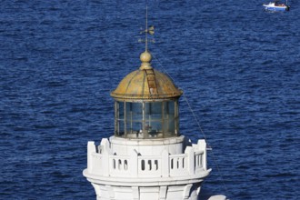 Lighthouse in the harbour of Getxo near Bilbao, Spain, Europe