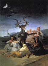 Witches' Sabbath or Devil's Dance, a regular, secret, nocturnal, festival-like meeting of so-called